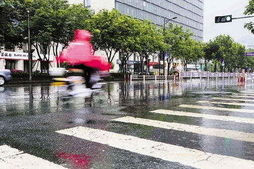 杭州暴雨来袭--浙江频道--人民网