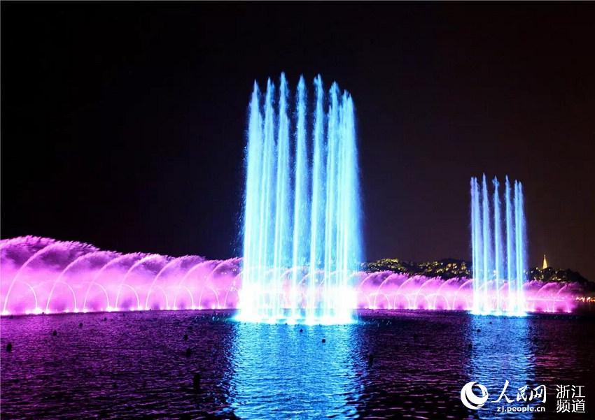 新版杭州西湖音乐喷泉近日暂停喷放 首秀5万游