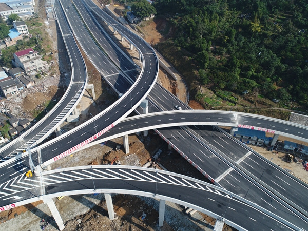 台州内环线通车 30分钟交通圈快速衔接三区