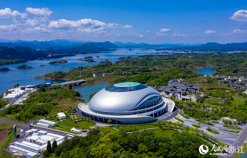 淳安场地自行车馆。人民网 章勇涛摄