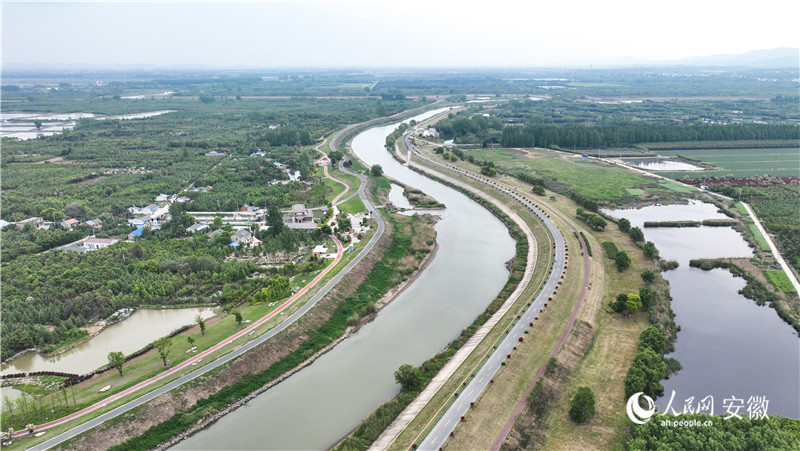 滁河，苏皖两省的界河，也是长江的一级支流。人民网记者 陶涛摄