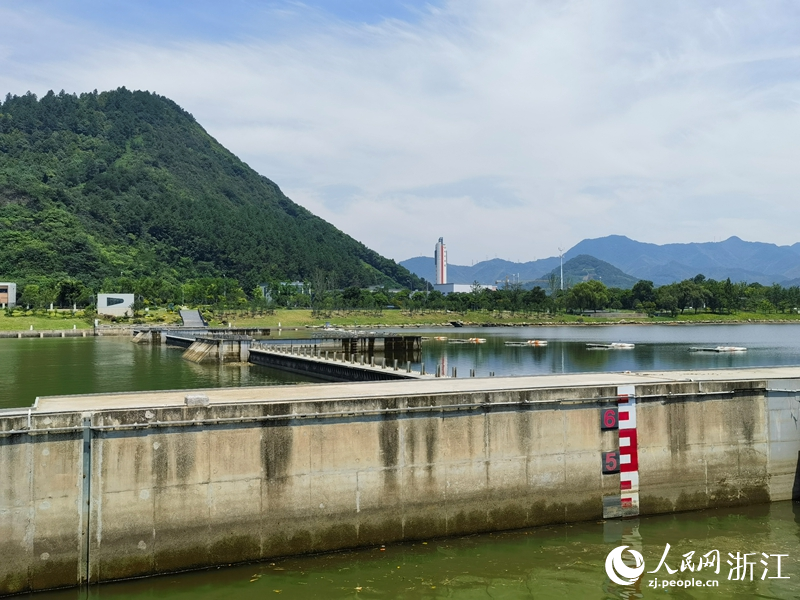 北支江综合整治工程。人民网记者 张帆摄