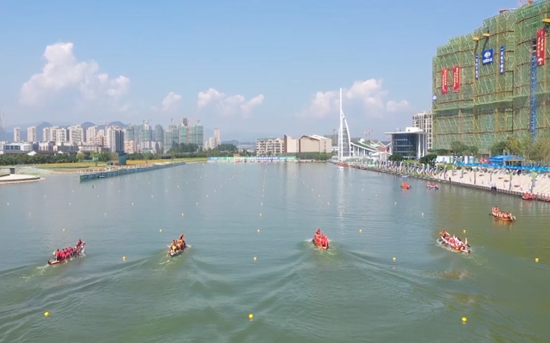 自唐宋之时起，瓯海就有会昌龙舟竞渡的传统。受访者供图