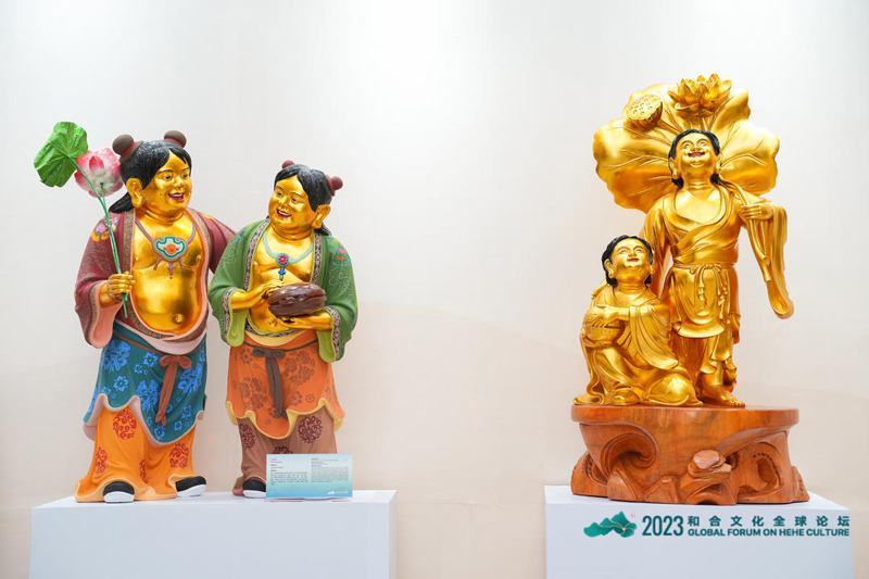 “和合二圣”。台州市委宣传部供图