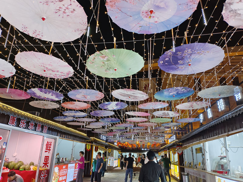“北街瓦肆”市集。路北街道供图