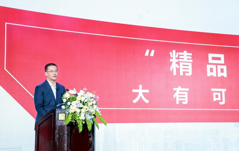 央视国际网络有限公司党委书记、董事长，央视频融媒体发展有限公司总经理过彤现场发言