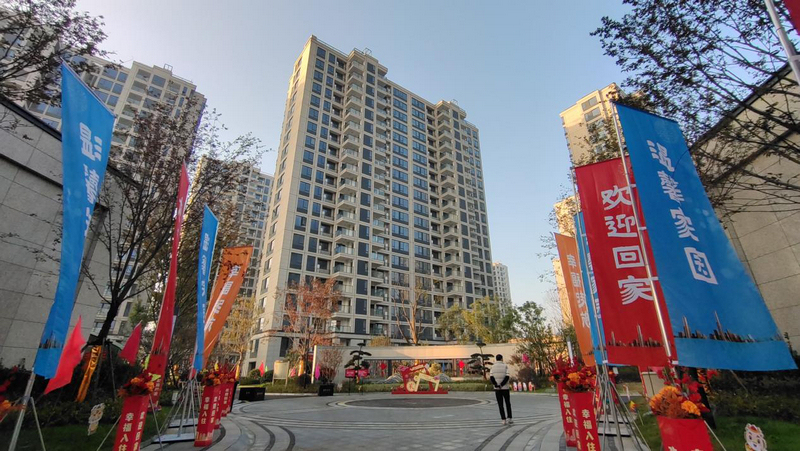 七堡社区回迁照片。彭埠街道供图