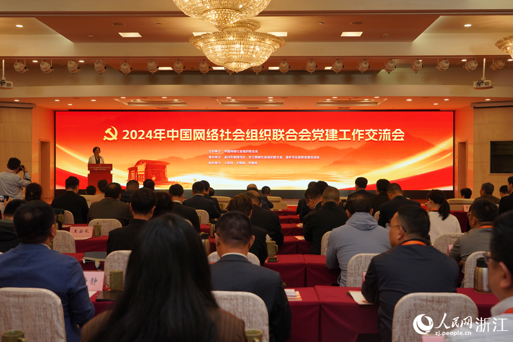 2024年中国网络社会组织联合会党建工作交流会举行。人民网 章勇涛摄