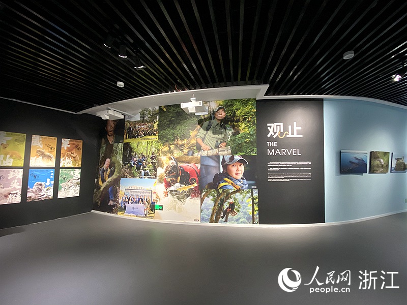 4月26日，“心域绿洲：影像中的自然庇护所”展览在中国湿地博物馆开幕。人民网 方彭依梦摄