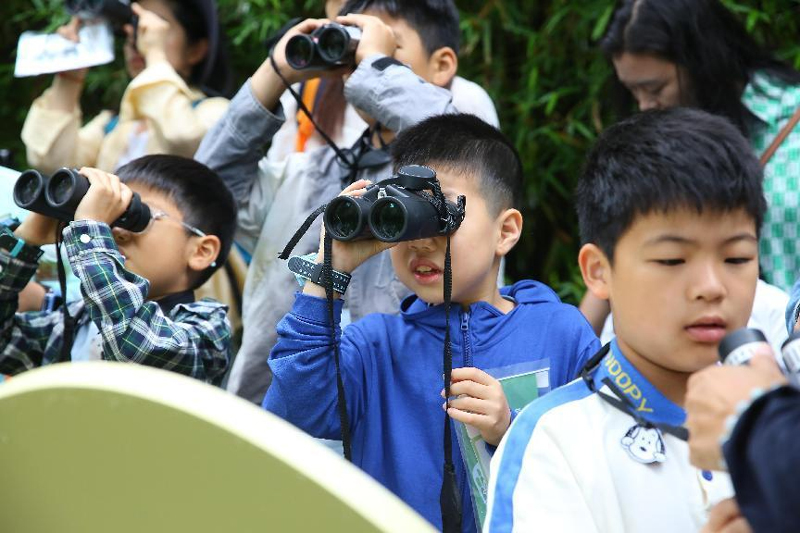 觀鳥活動現場。西溪濕地供圖