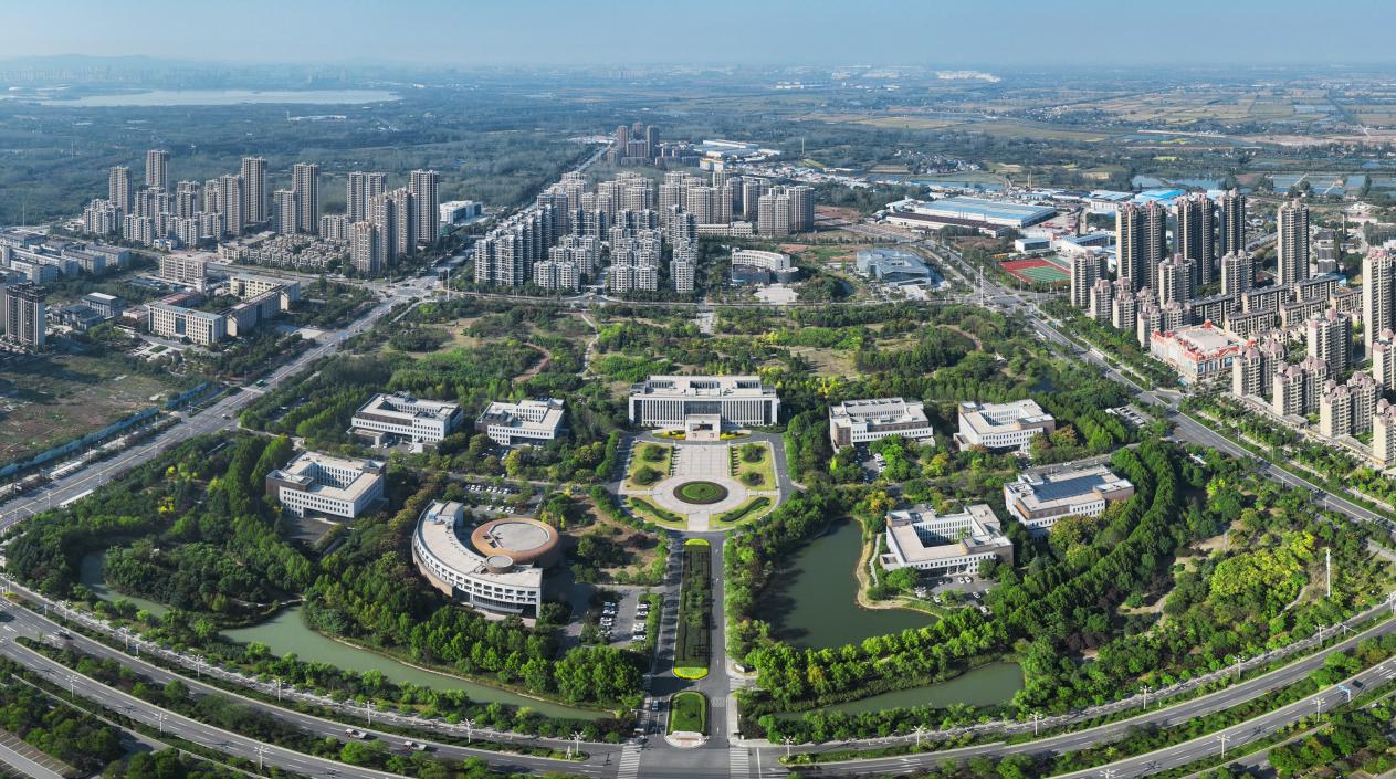 俯瞰皖苏交界处的滁州市南谯区。南谯区委宣传部供图