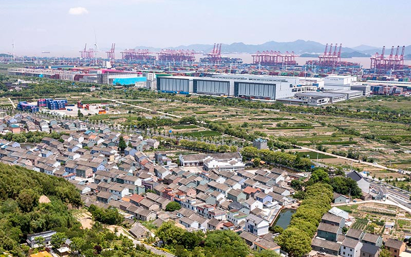 浙江寧波：港村共融繪新景