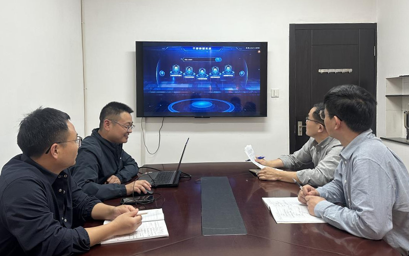 開展人工智能與組織工作業務研討會。洪夢君攝