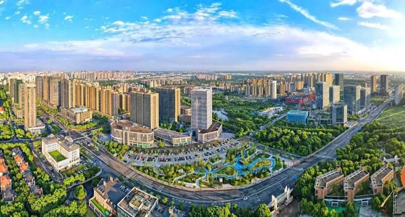 秀洲城区风光。秀洲区传媒中心供图
