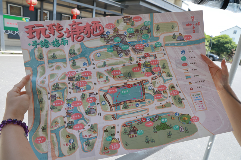 推出“玩轉塘棲手繪指南”。杭州市市場監管局供圖