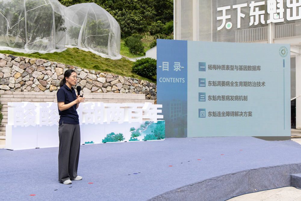 浙江省農科院發布揭榜挂帥研究成果。王敏智攝