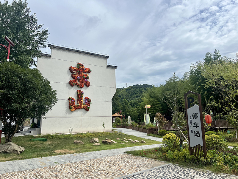 三裡鎮呂山村東山村民組一隅。人民網記者 汪瑞華攝