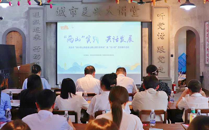 宣讲展示活动现场。龙泉市委宣传部供图