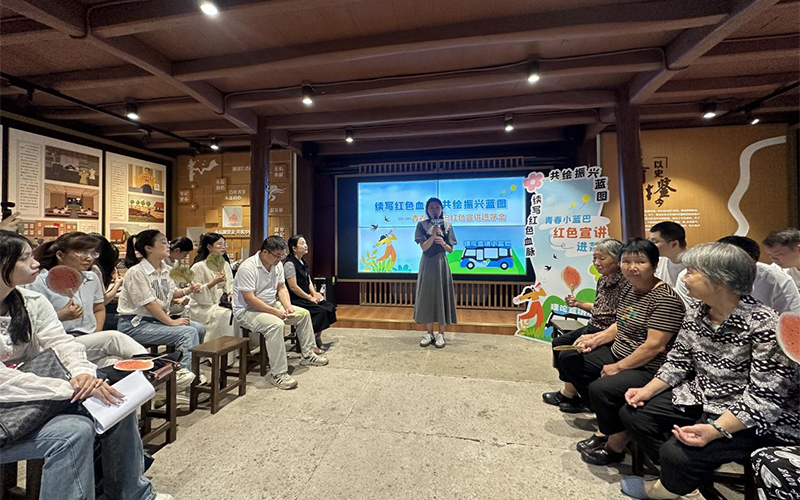 宣講現場。楊焯妍攝