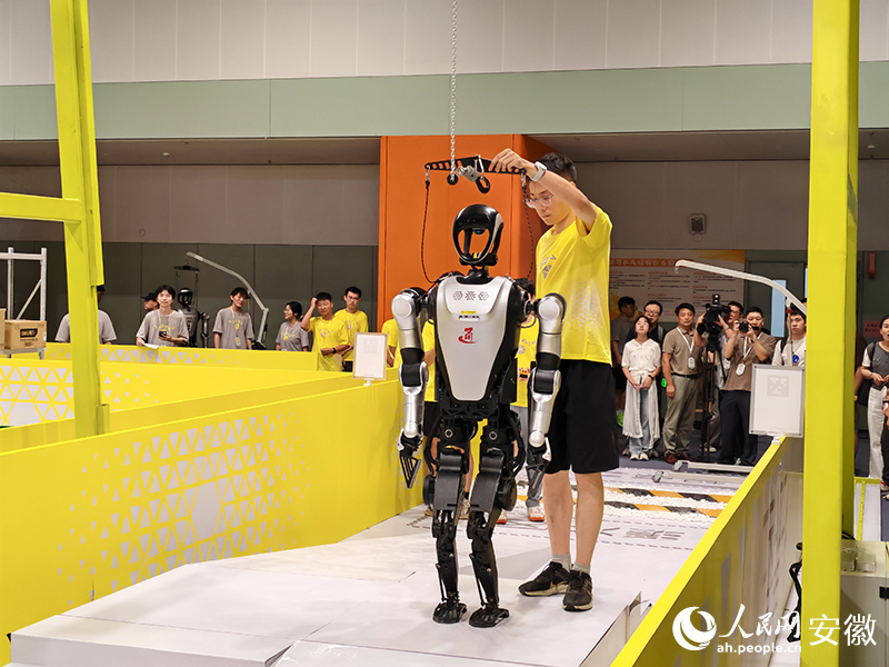 Kuavo機器人參賽項目。人民網 丁紀攝