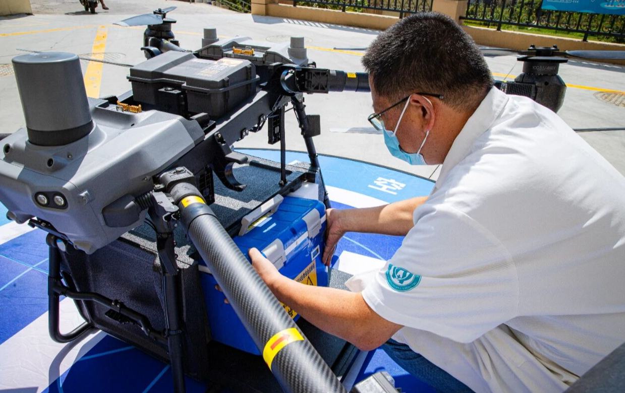 缩短至5分钟，嵊泗无人机“闪送”血液样本