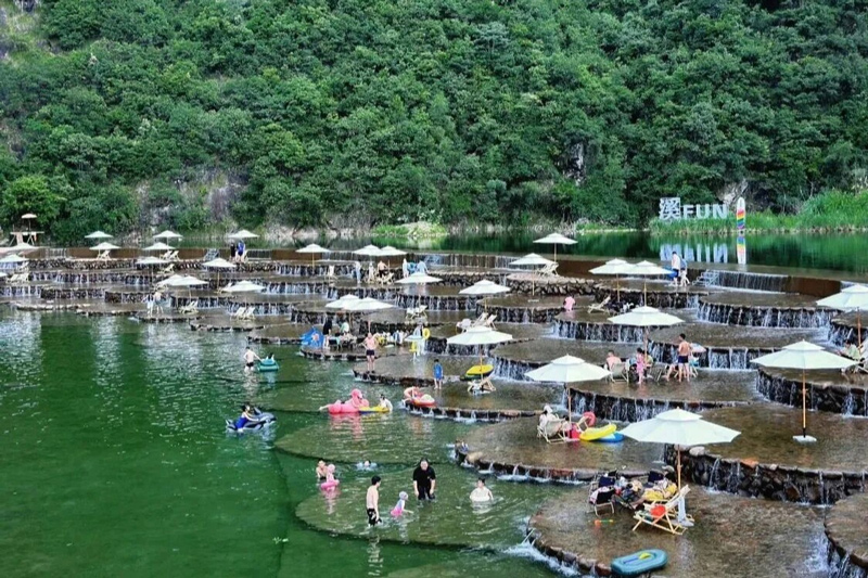 西畈乡水上项目现场。遂昌县委宣传部供图