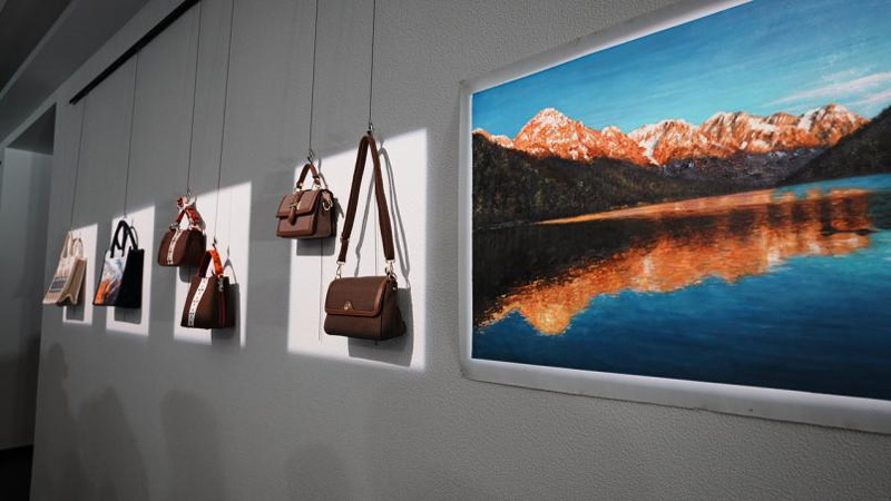 展览现场。西湖区帮扶九龙县工作组供图