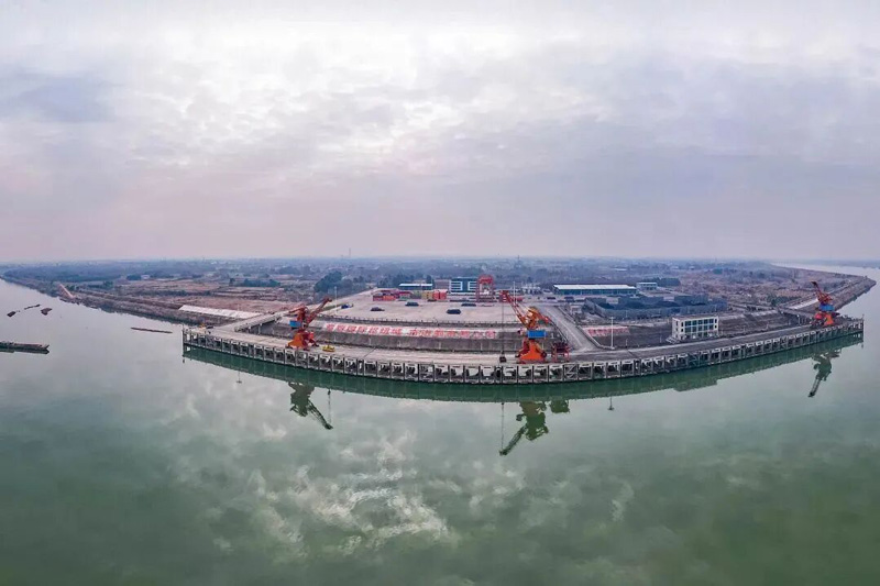 金華港婺城港區羅洋作業區。徐帆攝