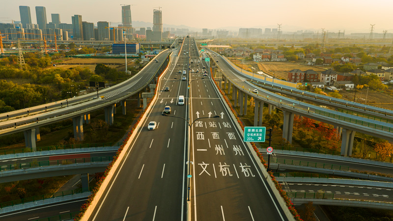 運溪高架。余杭區交通運輸局供圖
