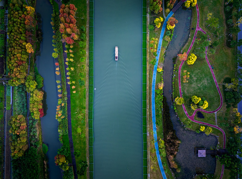 中塘河。張維銀攝