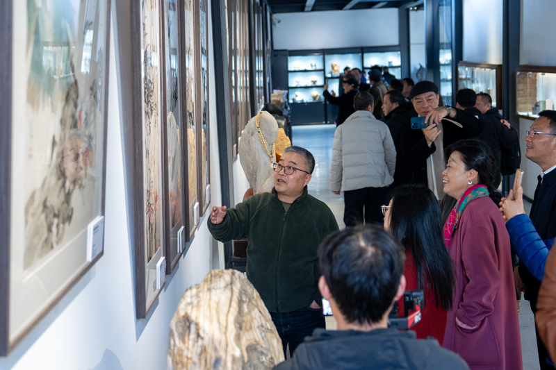 展览现场。安吉县委宣传部供图