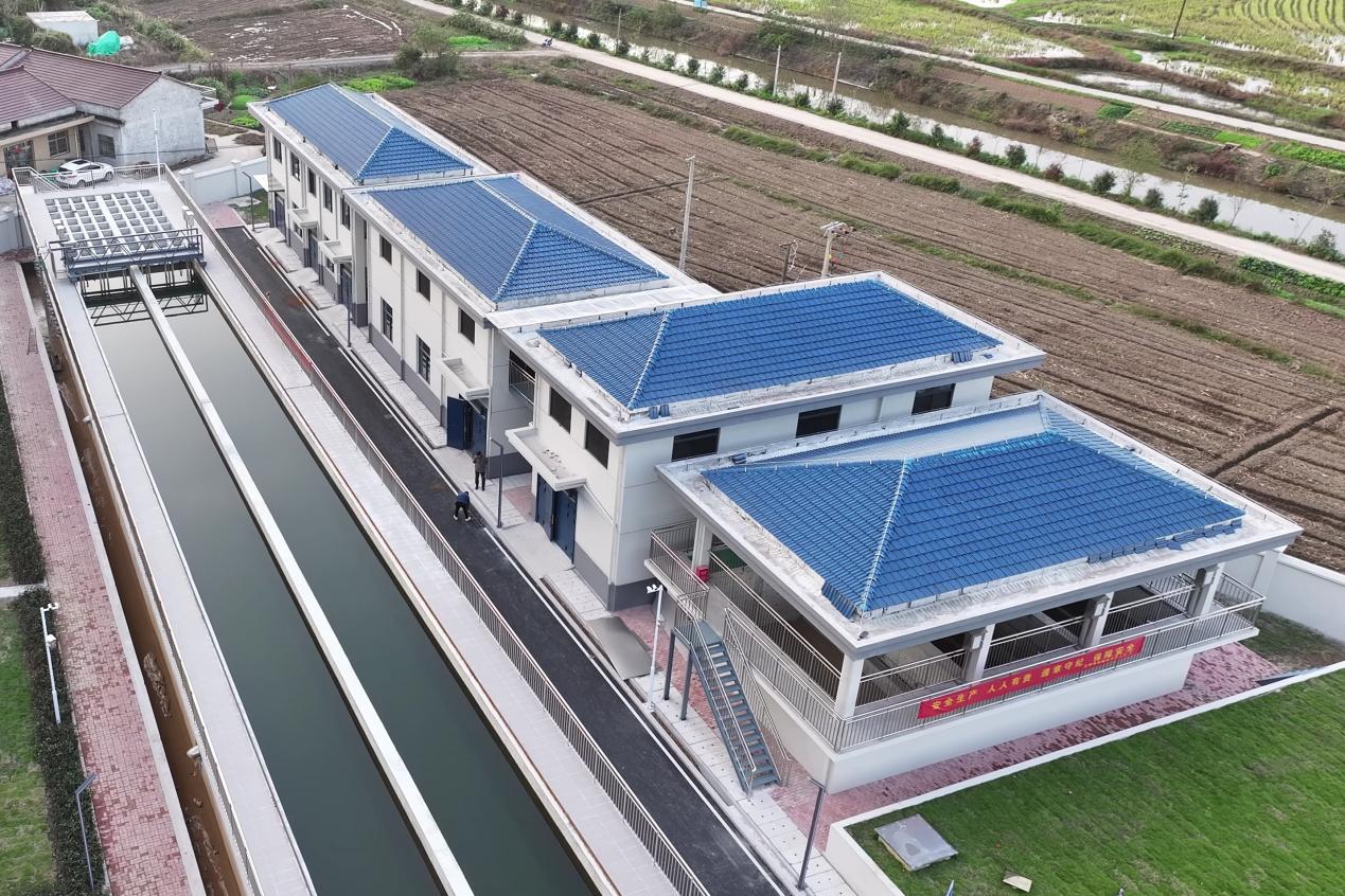 已经建成的金安区东河口水厂。崔昊摄