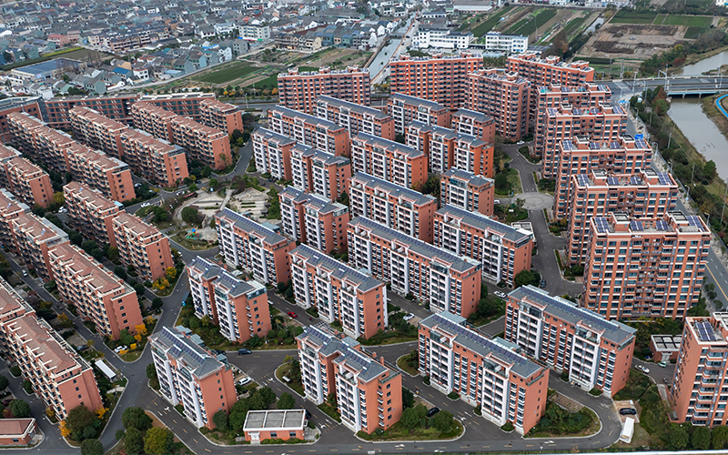 江梅社區航拍。梅山街道供圖