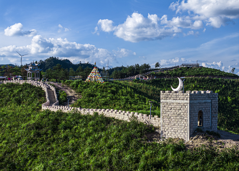 “香溢帮扶”行动在天山村打造文旅项目。浙江烟草供图