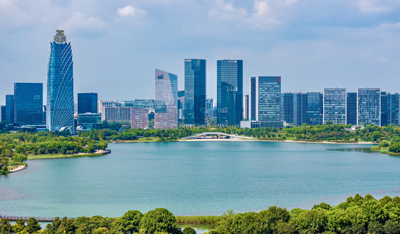 桐乡城市风光。桐乡市委宣传部供图