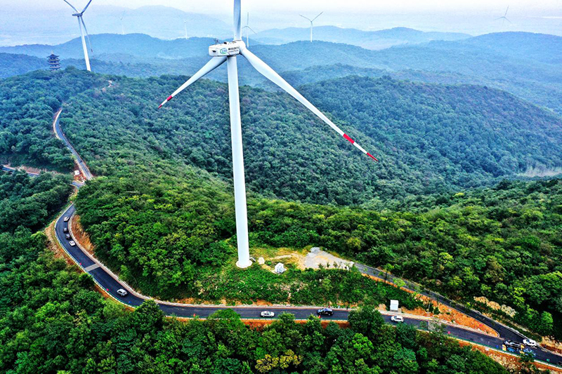 俯瞰滁州的龙山风景道。滁州市委宣传部供图