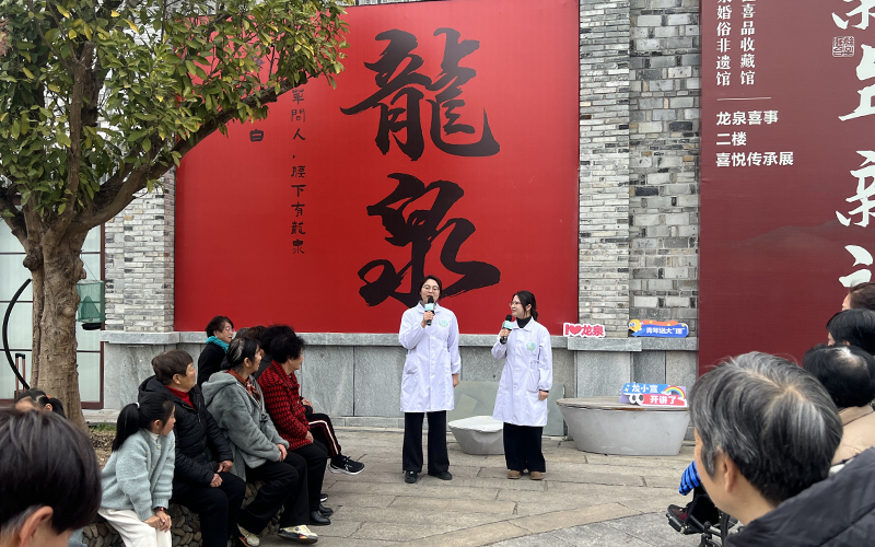 宣講隊伍下基層。龍泉市融媒體中心供圖