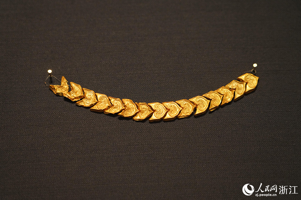 “古希臘的旅程”展覽上的展品。人民網 章勇濤攝