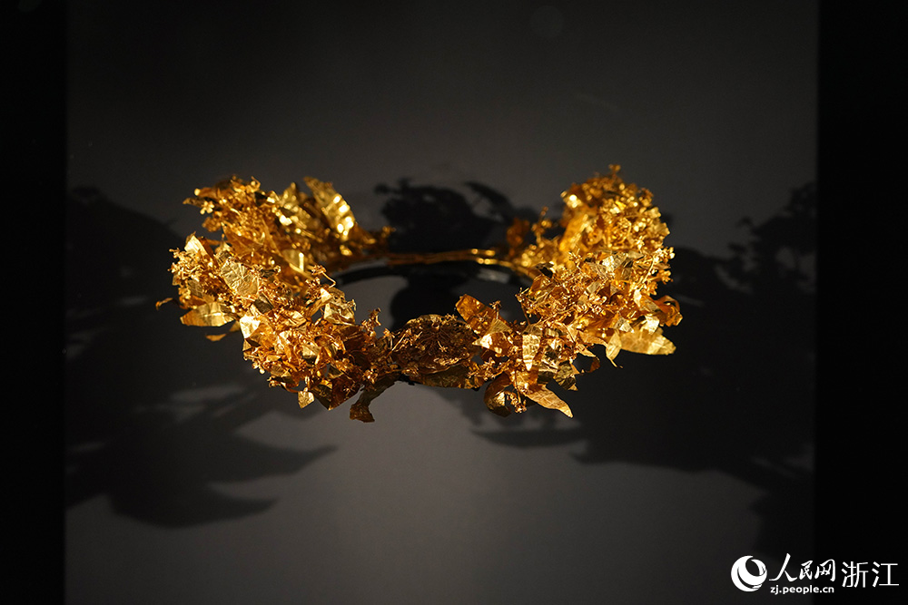 “古希臘的旅程”展覽上的展品。人民網 章勇濤攝