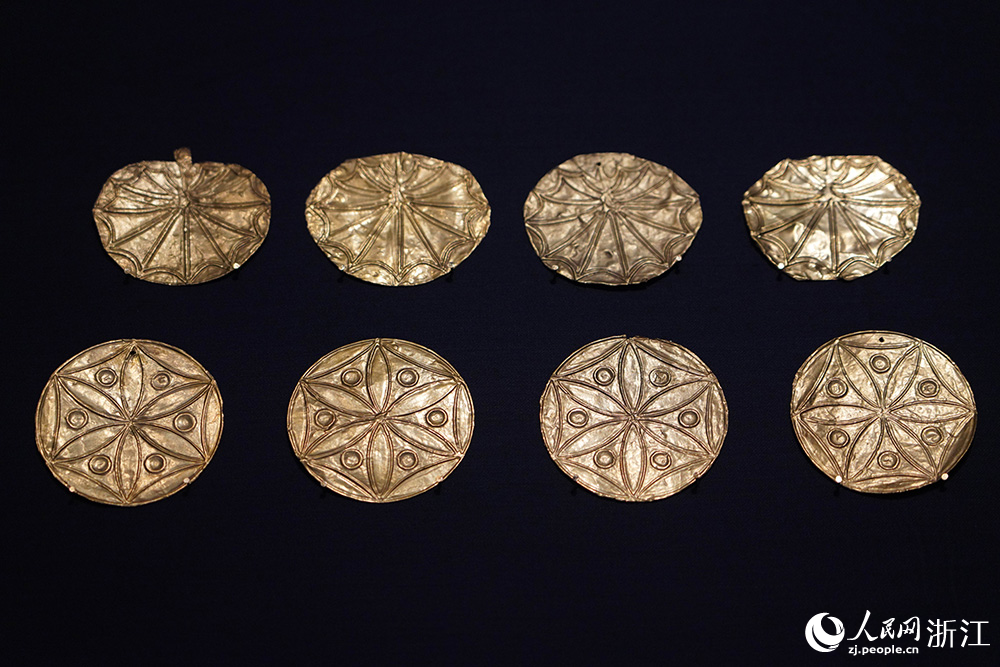 “古希臘的旅程”展覽上的展品。人民網 章勇濤攝