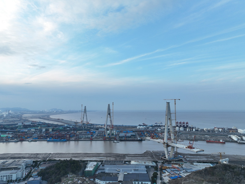 项目施工现场。浙交建设供图