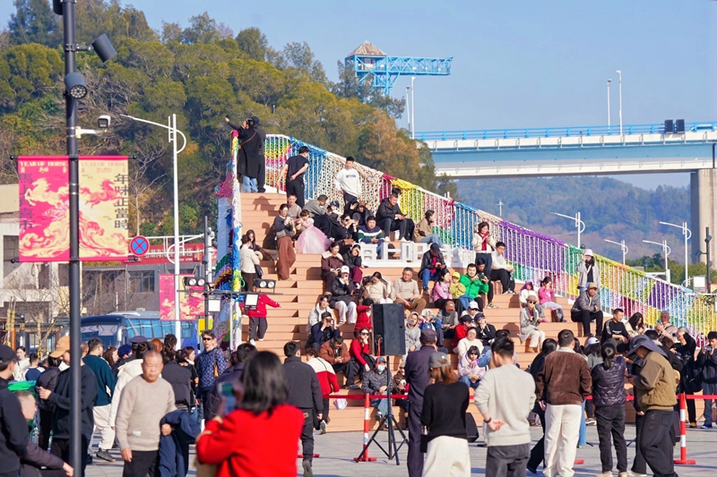 游客絡繹不絕。洞頭區委宣傳部供圖