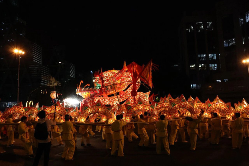 巡游活动现场。莲都区委宣传部供图