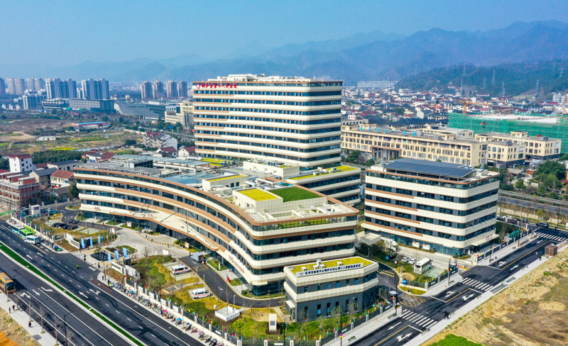 杭州市第一人民医院桐庐分院（县二院）新院区。桐庐县委宣传部供图