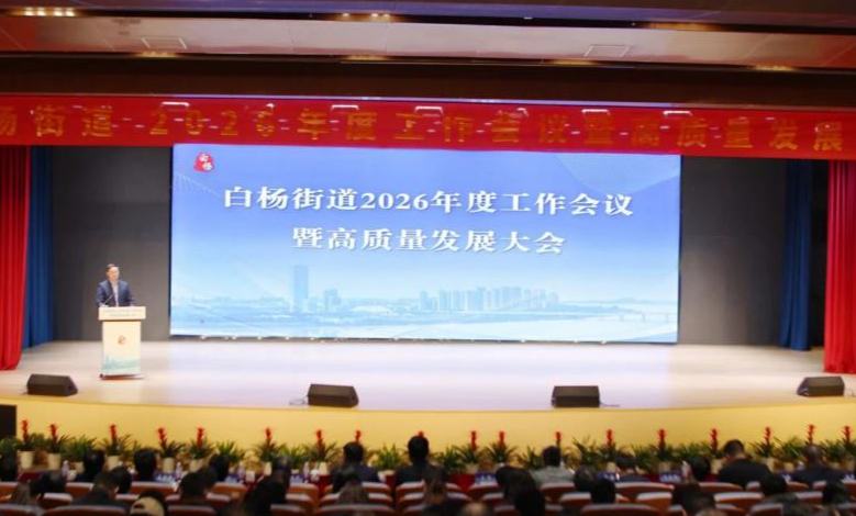 白杨街道这场大会，翻开高质量发展“新篇章”
