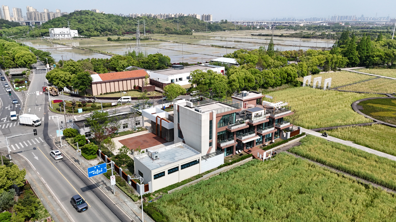 九龙湖“燃创乡村”青创客活动中心暨“红旅稻香”共富综合体。九龙湖镇供图