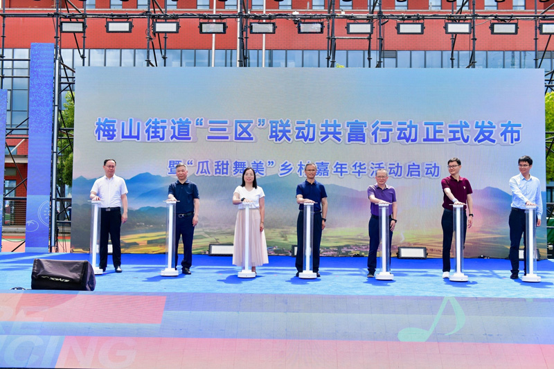 活动现场。梅山街道供图