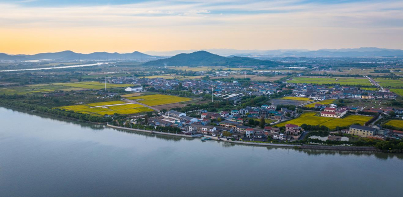 航拍半浦渡口。丁峰攝