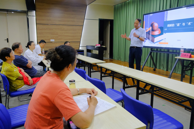 課堂現場。武林街道供圖