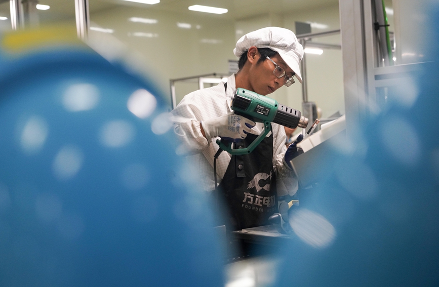 方正電機股份有限公司“未來工廠”。麗水經開區供圖